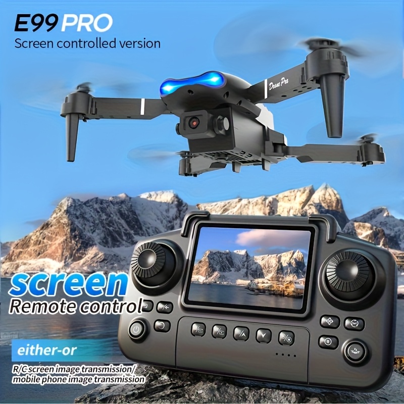Drone Lipat E99 PRO MAX dengan - Drone Propeller Guard ulasan dan harga