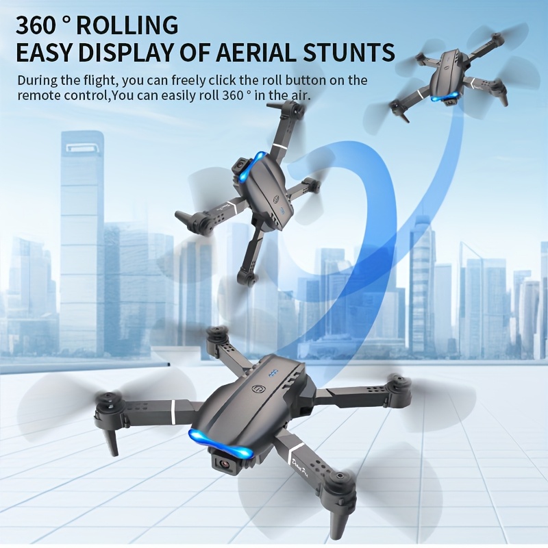 Drone Lipat E99 PRO MAX dengan - Drone Propeller Guard ulasan dan harga