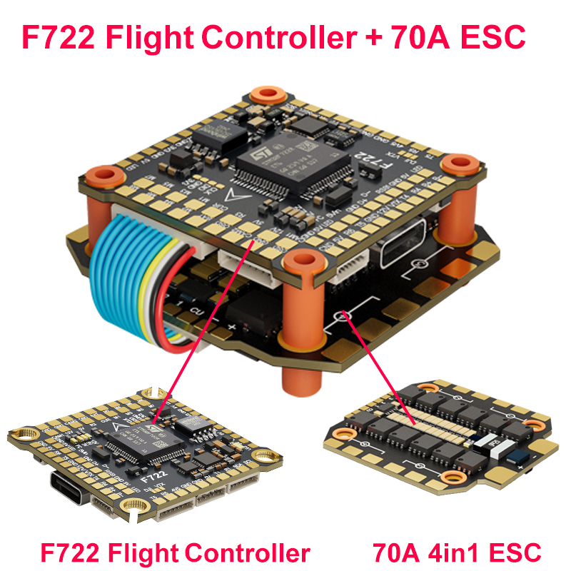 DAKEFPV F722 60A Stack ICM4268 - Drone Power Distribution Board ulasan dan harga