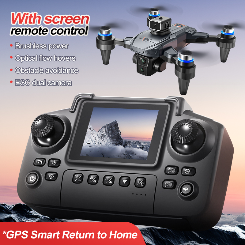 Drone RC GPS dengan Layar 4K K - Drone Gps Mount ulasan dan harga