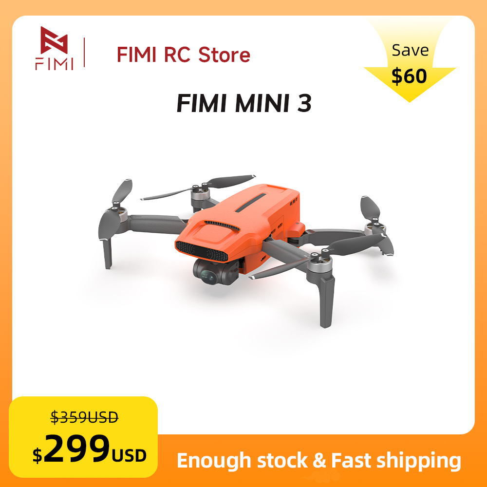 FIMI MINI 3 Drone Kamera 4K 60 - Drone Gps Mount ulasan dan harga